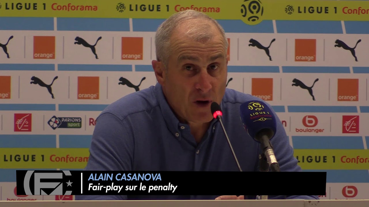 football score OM/TFC : La réaction très fair-play de Casanova concernant le penalty