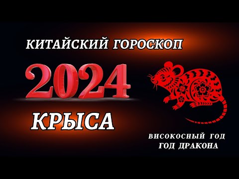 Гороскоп на 2024 год Для Крысы | ГОД ДРАКОНА 2024