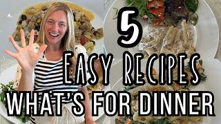 Whats For Dinner? 5 Quick and Easy Recipes! | Molly Purcell | Molly Makes it Easy