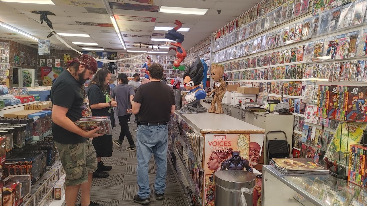 New Comic Book Day Live at the Local Comic Shop! - YouTube