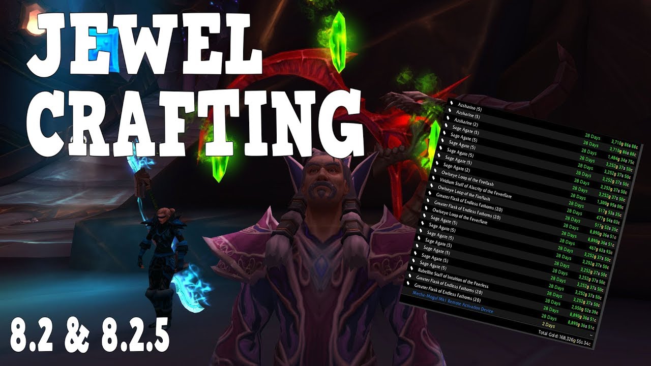 best way for jewelcrafters to make money wow bfa