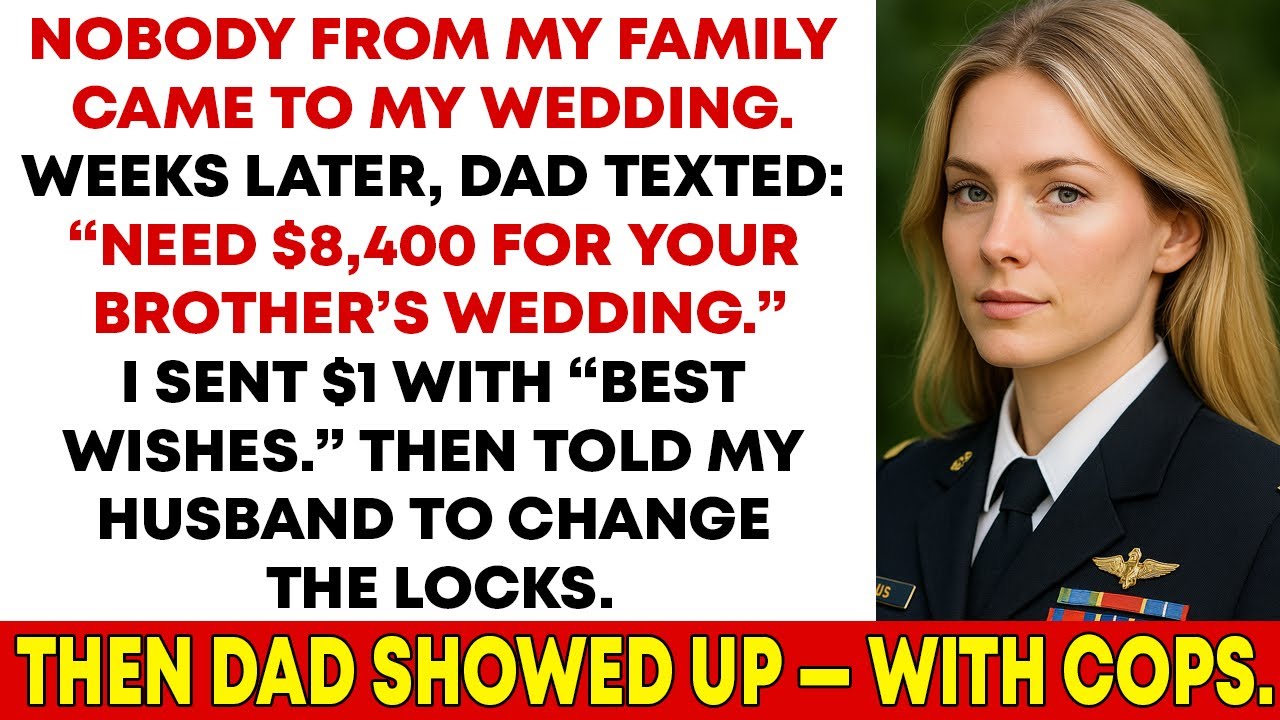 Моя семья бросила меня на моей собственной свадьбе — а потом появился отец с полицией.