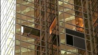 The NYPD opens yet another window on the Trump Tower to reach the climber