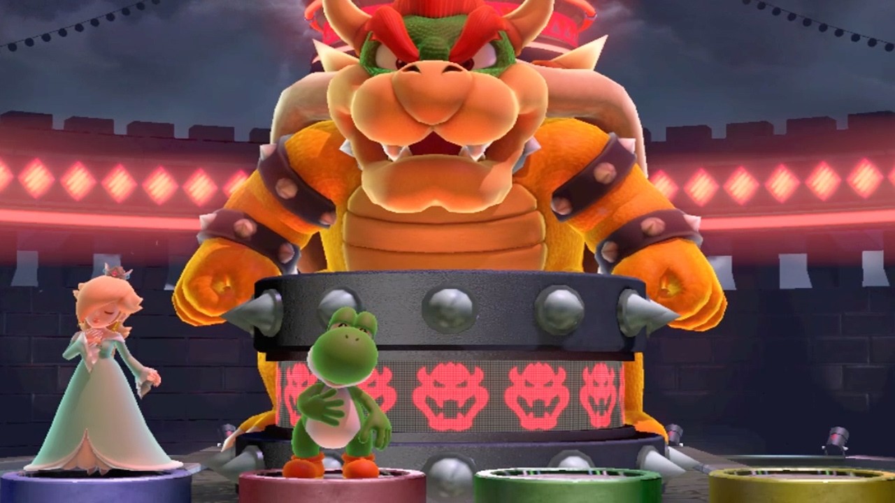 Mario Party 10 Chaos Castle - Rosalina Spike Peach Yoshi (Minigame)