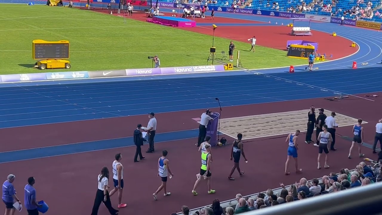 British Athletes Getting Ready At Alexander Stadium In Birmingham 