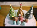 Кремлёвские рождественские🎄🎄 шоколадные ёлки/Декор для тортов/Елочные шоколадные шары/
