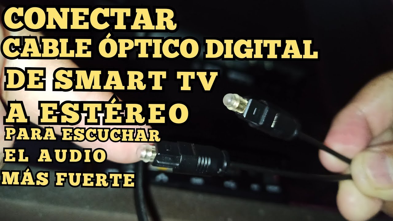 Conectar Cable Óptico de Tv al Estéreo - YouTube