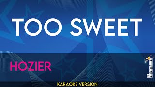 Too Sweet - Hozier (KARAOKE)