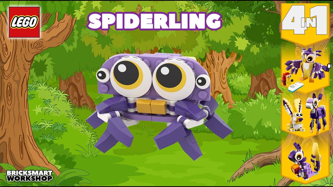 Spiderling MOC LEGO 31125 Alternate Digital Build - YouTube