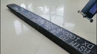 How to Print Steel Structure By CYCJET DOD ALT160Plus Handjet Printer to Replace EBS250/EBS260