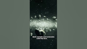 Comets vs Asteroids Explained 🌠☄️ #SpaceShorts
