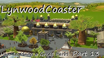 RCT3 How to make a good park (No Custom Scenery) Part 13 - Multiplex 3