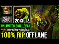 How to 100% Delete Offlane with Unlimited Plague Ward Endless Poison Slow Venomancer Dota 2