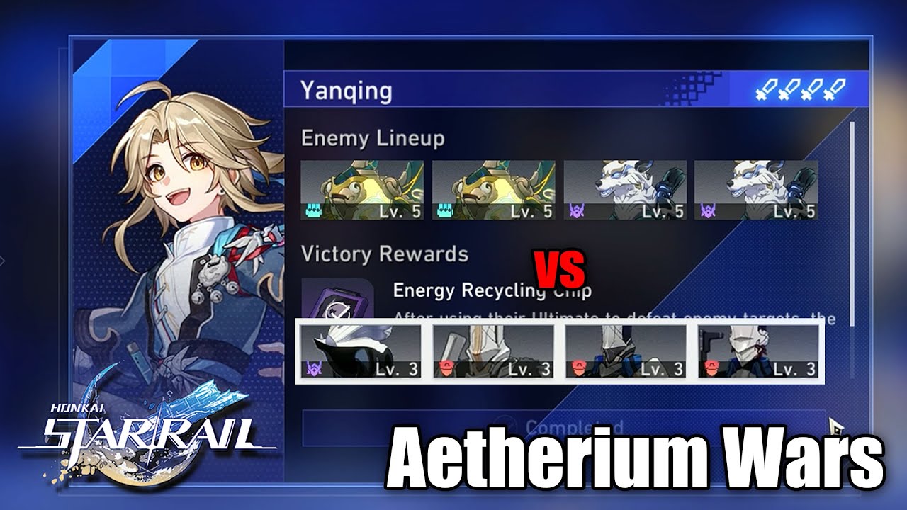 Aetherium Wars - Lvl 3 Silvermane Guards vs Lvl 5 Luofu Animals [Honkai: Star Rail]