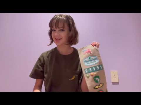How to Sew for Girl Scouts - Sewing on a Patch