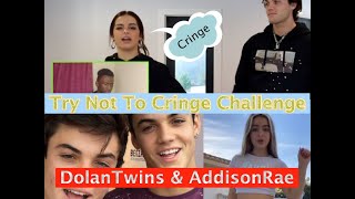 Dolan Twins Learning Tik Tok Dances From Larray & Addison Rae | REACTION‬