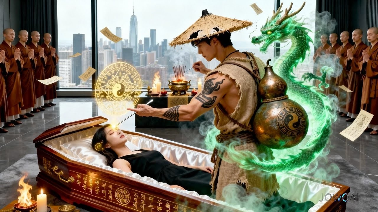 Mendigo com visão raio-X e controle do tempo salva herdeira bilionária com uma única agulha!