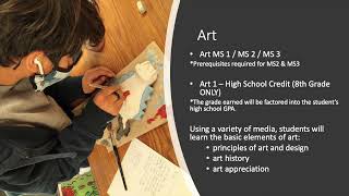CMS Course Selection: Art