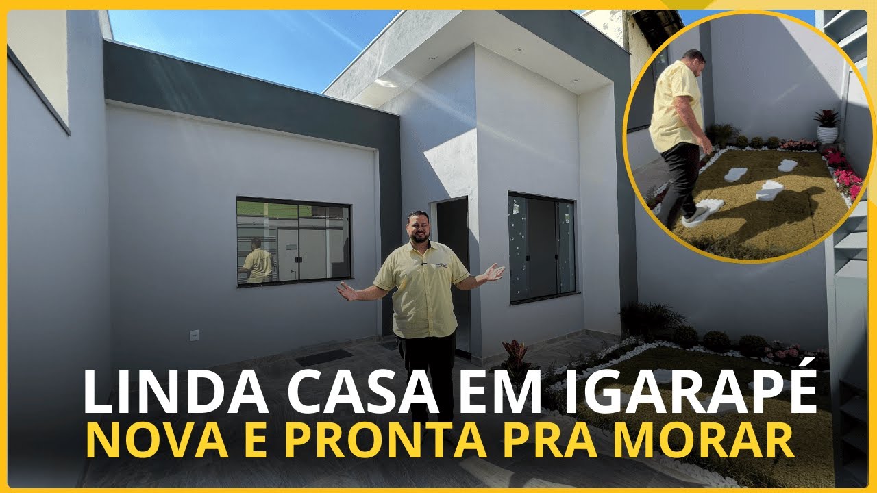 VOCÊ VAI SE SURPREENDER COM ESSA CASA EM IGARAPÉ!