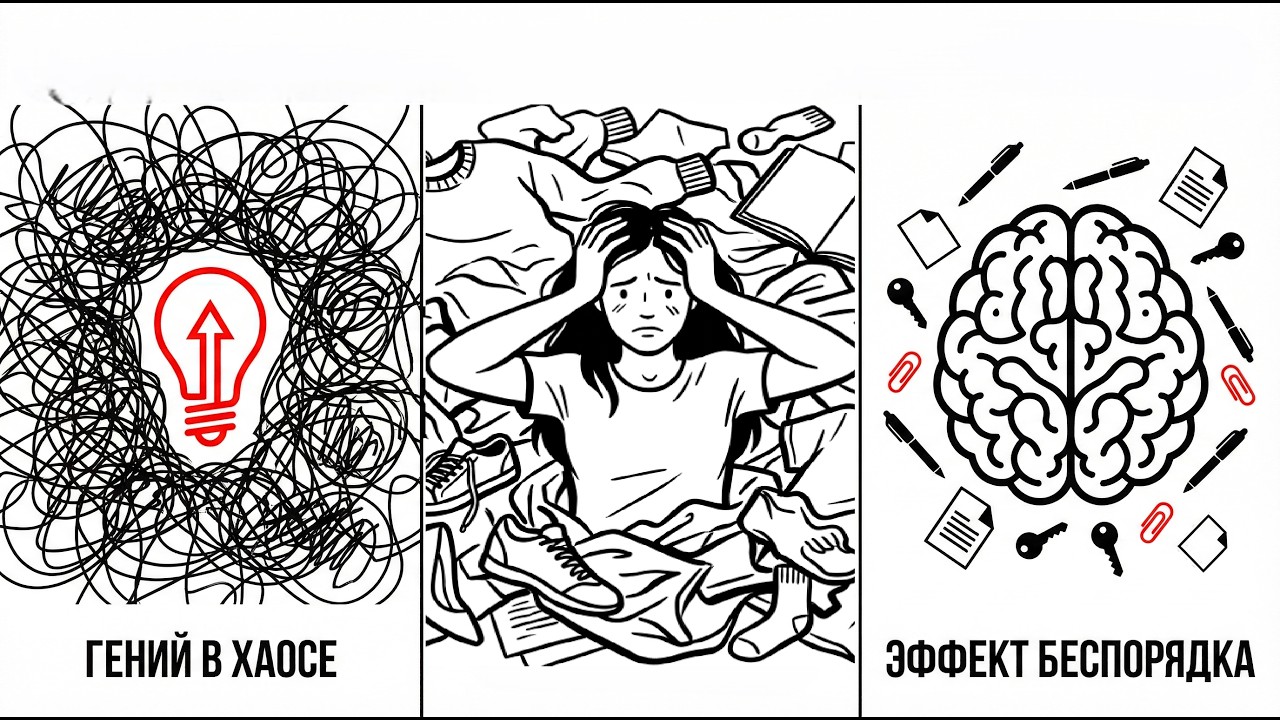 Почему беспорядок делает вас эффективнее? Психология хаоса