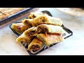 How to make Meat Borek Rolls / with homemade Leek Dough - By Ani