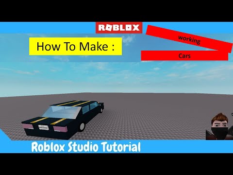 Roblox Studio How To Make A Working Car 2020 Youtube - roblox studio how to make a car 2020