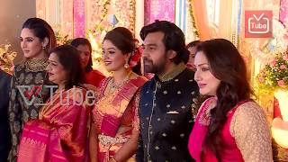 Priyanka Upendra & Ragini Dwivedi At Meghana Raj & Chiranjeevi Sarja | Wedding Reception | 2018