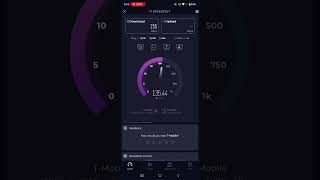 T-Mobile home Internet speed test