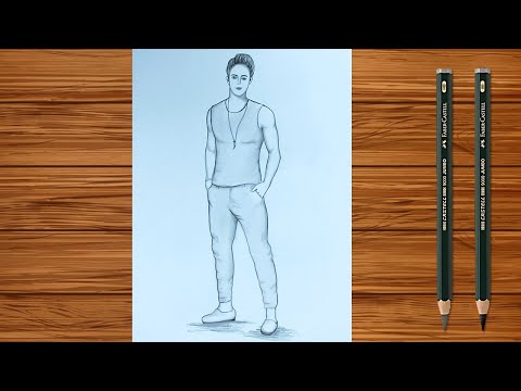 Video: How To Draw A Person In Full Growth