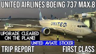 [TRIP REPORT] United Airlines Boeing 737 MAX 8 (FIRST CLASS) Houston (IAH) - Minneapolis (MSP)
