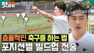 ＂이제는 플랜 B가 필요해＂ 모든 포지션들의 문제점을 해결할 안정환의 빌드업 전술 훈련ㅣ뭉쳐야찬다2ㅣJTBC 230618 방송