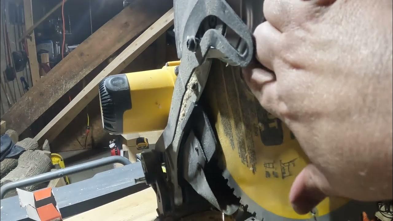 Dewalt Miter Saw Problems Blade Issue? YouTube