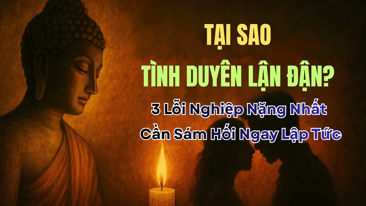 TẠI SAO TÌNH DUYÊN LẬN ĐẬN? | 3 Lỗi Nghiệp Nặng Nhất Cần Sám Hối Ngay Lập Tức – Ngọn Nến Tỉnh Thức