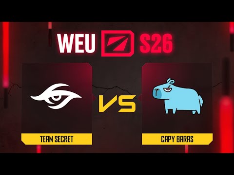 Team Secret проти Capy Baras | Гра 3 | DreamLeague Season 26 - CQ - Western Europe