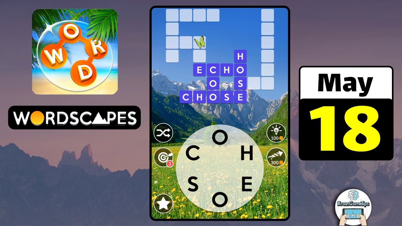 Wordscapes Daily Puzzle May 18 2022 Answer YouTube