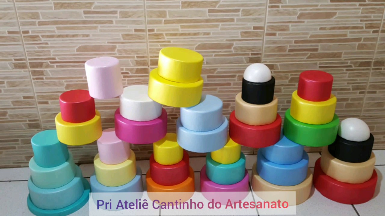 DIY - Como fazer Bolos fakes em Eva sem emendas ♥️