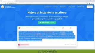 CDTL DE CARREÑO. Corrector ortográfico online screenshot 5