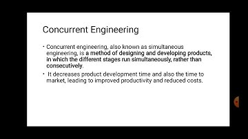 CADM Unit 1- SEQUENTIAL AND CONCURRENT ENGINEERING