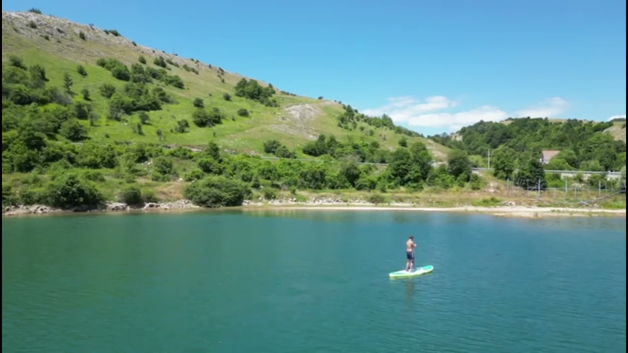 Ward SUPping on Klinje lake, Montenegro 