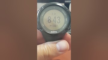 Suunto Ambit (2) Black Watch - How To Set The Time And Date