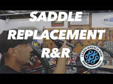 How to remove and replace a bicycle saddle