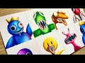 Drawing roblox  rainbow friends in poppy play time styles