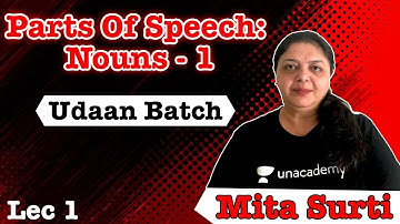 Nouns | L 1 | Parts of Speech | Udaan Batch | GATE 2022 CSE | Mita Ma
