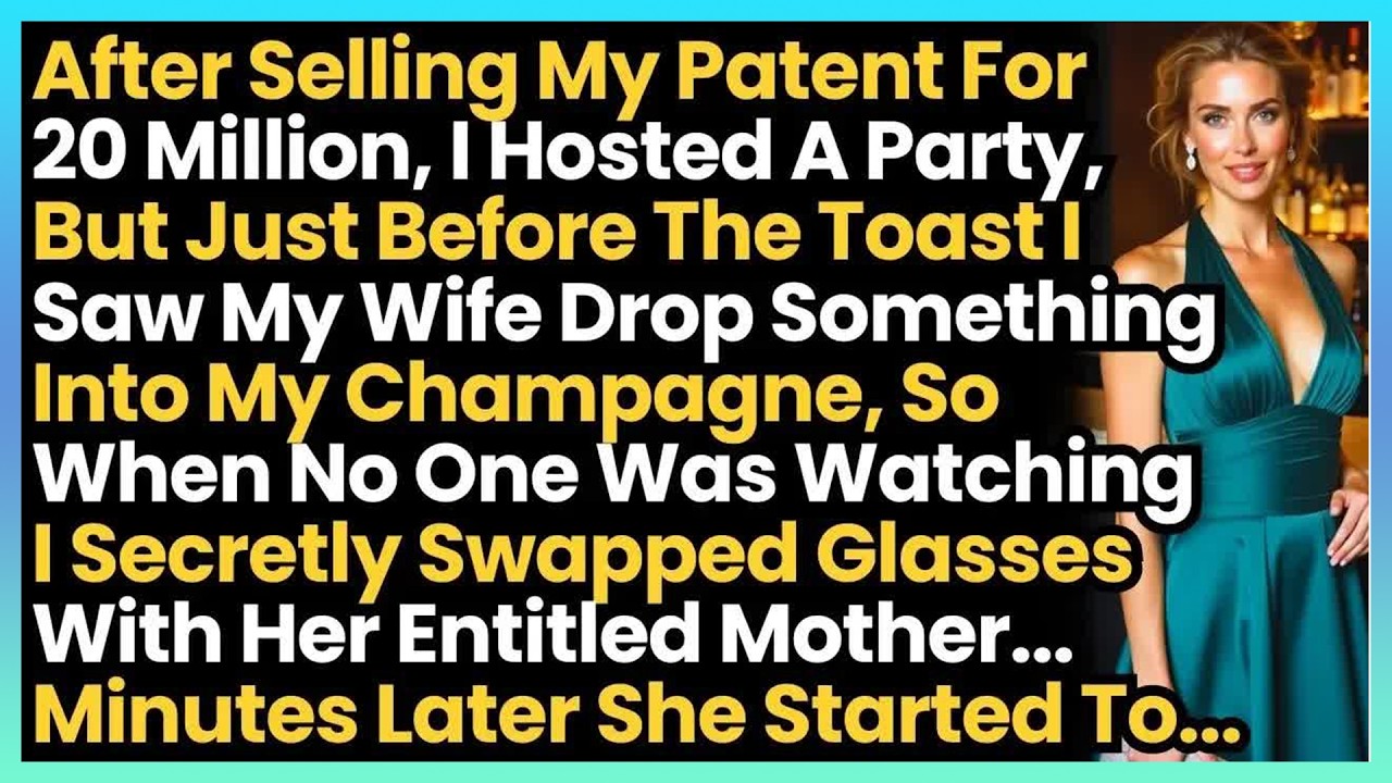After Selling My Patent For 20 Million I Hosted A Party I Saw My Wife Spiked My Drink! I Switche