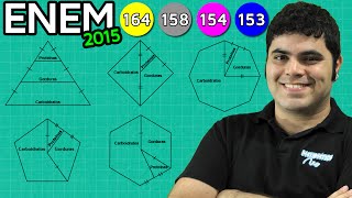 ENEM 2015 Matemática #18 -  Nutricionista, Área de Polígonos Regulares e Porcentagem