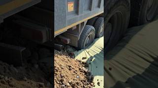 Проверка качества сыпучих материалов #благоустройство #строительство #асфальт #дорога #самосвал