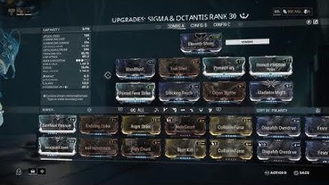 Sword&Board crit config (Warframe mods, Melee mods)