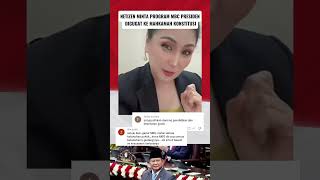NETIZEN MINTA PROGRAM MBC PRESIDEN DIGUGAT KE MAHKAMAH KONSTITUSI #prabowo