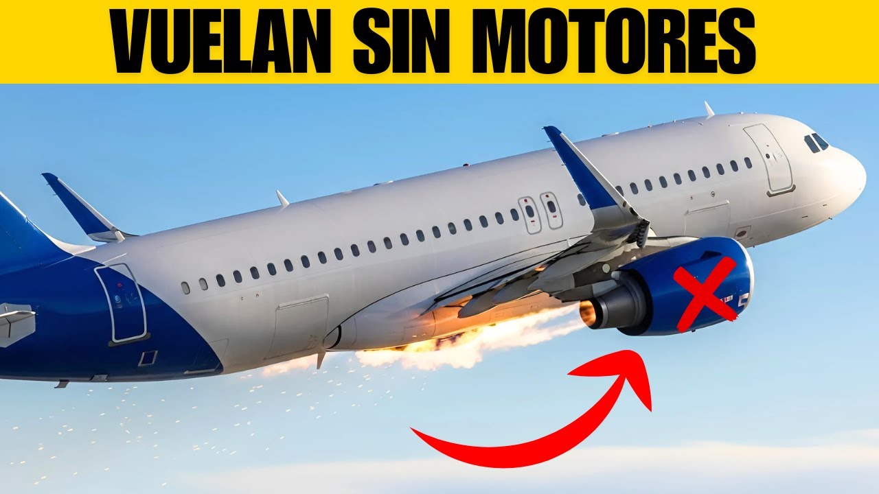 ¿POR QUÉ UN AVIÓN PUEDE VOLAR SIN NINGÚN MOTOR FUNCIONANDO ?