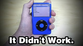 I failed to install Linux on this iPod...